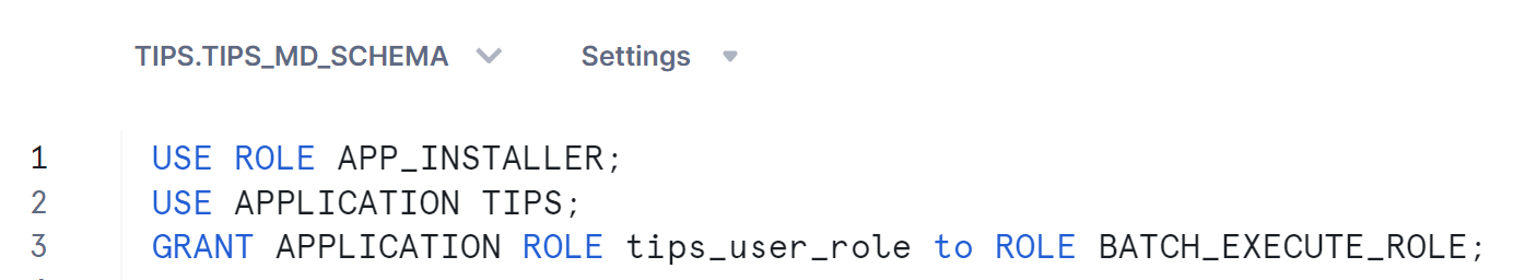 Process Cmd Table Example